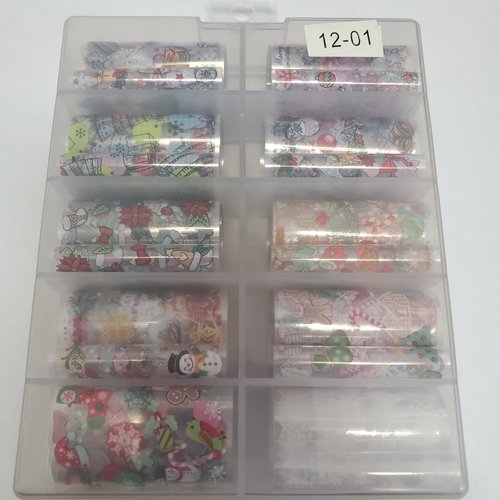 Nail Art christmas foil #1 10 pk Nail Art christmas foil #1 10 pk