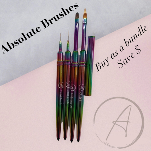 Absolute Gel System Absolute Beginner Brush Set (4)