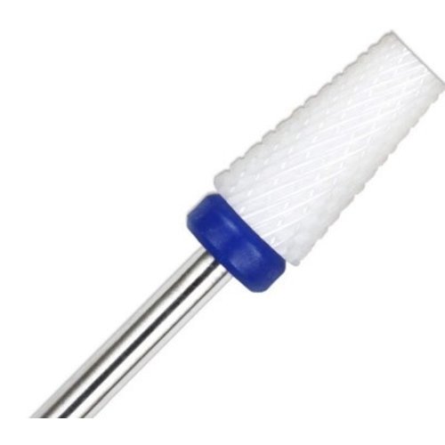 Atlantic Nail Supply Ceramic cone bit with flat top medium Atlantic Nail Supply Ceramic cone bit with flat top medium
