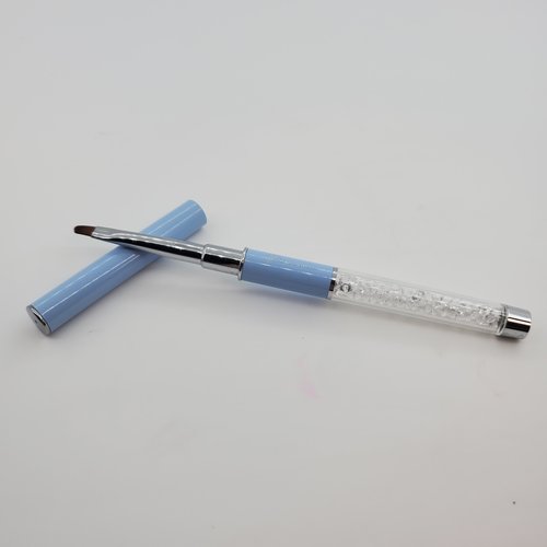 Clear Jelly Stamper Canada CJS Short Bristle Clean-up Brush Blue Clear Jelly Stamper Canada CJS Short Bristle Clean-up Brush Blue