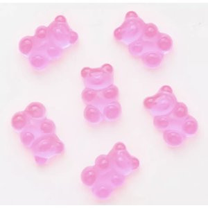 Dark Pink Gummi Bear 2pk