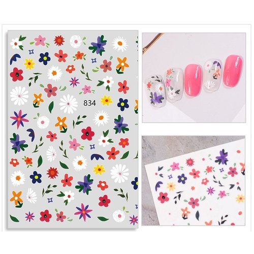 Nail Art Flower stickers 834