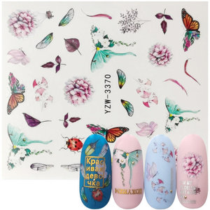 Nail Art Flower Water Decal YZW- 3370