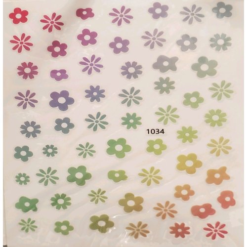 Nail Art Ombre Flower 1034 Nail Art Ombre Flower 1034