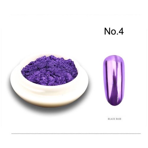 Nail Art Mirror Chrome Purple Nail Art Mirror Chrome Purple