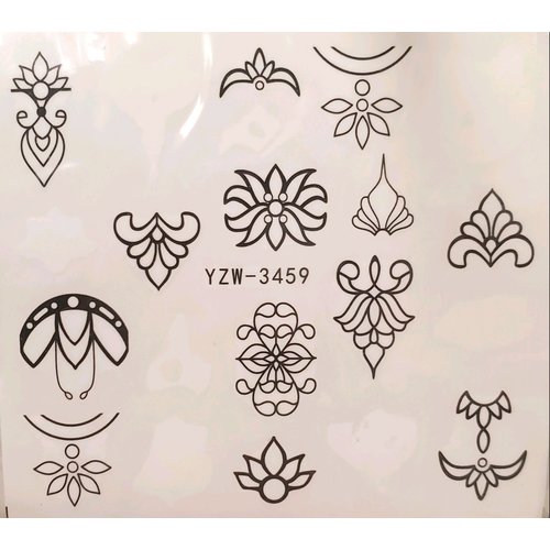 Nail Art Water Decal YZW- 3459