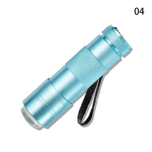 Nail Art Mini LED Curing Flash light with Stamper Blue Nail Art Mini LED Curing Flash light with Stamper Blue