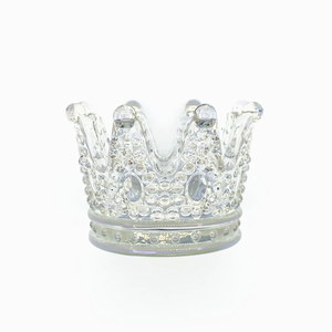 wholesale Brush Holder Glass Crown
