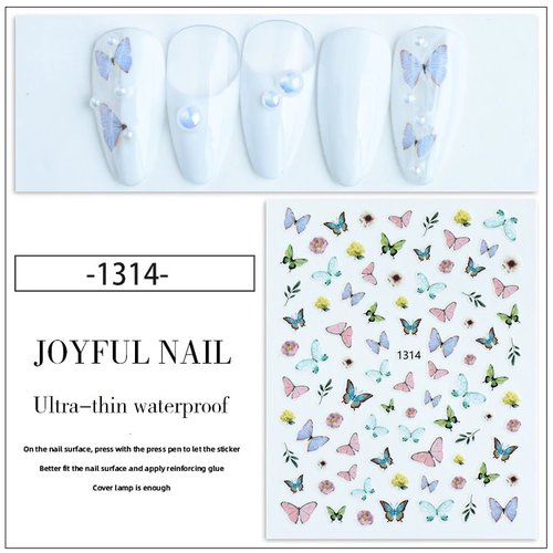 Nail Art Butterfly stickers 1314