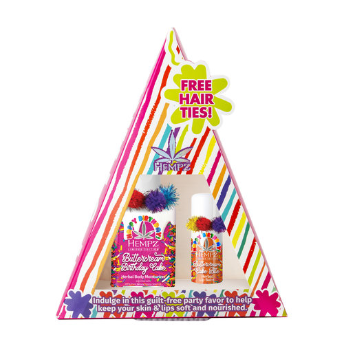 Hempz Hempz 65ml Buttercream Birthday Cake Moisturizer & Buttercream Lip Balm Hempz Hempz 65ml Buttercream Birthday Cake Moisturizer & Buttercream Lip Balm
