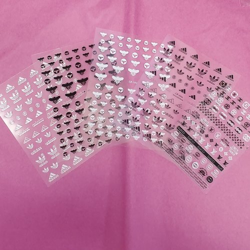 Nail Art Designer Stickers #3 5PK Nail Art Designer Stickers #3 5PK