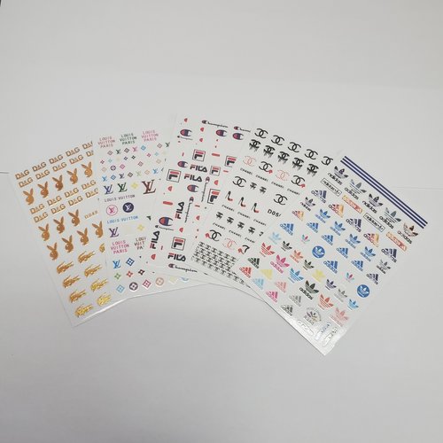 Nail Art Designer Stickers #7 5PK Nail Art Designer Stickers #7 5PK