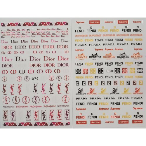 Nail Art Designer stickers #2 2pk Nail Art Designer stickers #2 2pk