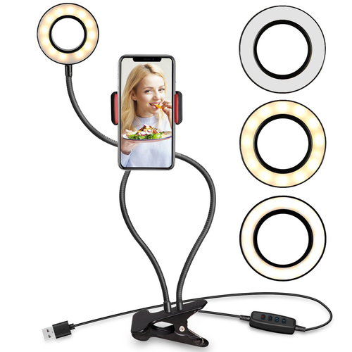 Golden Devon Ring light with phone holder Stand