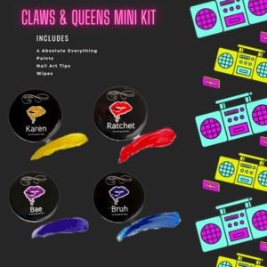 Claws & Queens Nail Art Night Mini Kit
