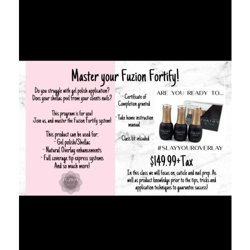 Master your Fuzion Fortify Master your Fuzion Fortify