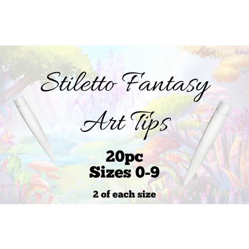 Absolute Gel System Absolute Stiletto Fantasy Art Tips (20pc)
