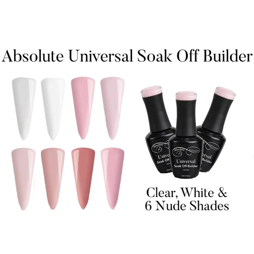 Absolute Gel System Absolute Universal Builder Collection (8pk-15ml) Absolute Gel System Absolute Universal Builder Collection (8pk-15ml)
