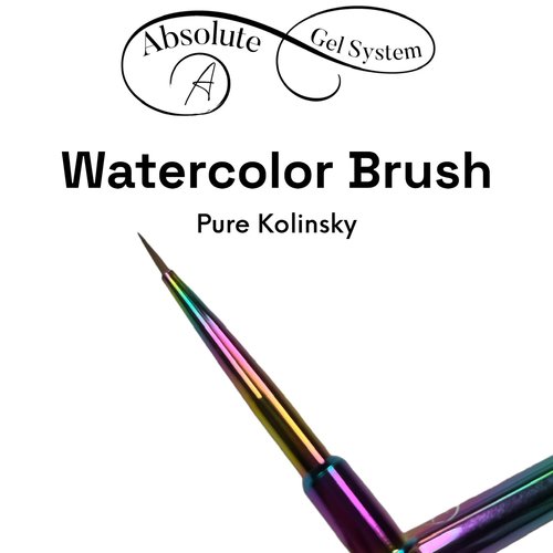 Absolute Gel System Absolute Watercolor Brush (Pure Kolinsky)