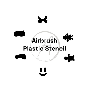 Atlantic Nail Supply Plastic Stencil #4 (6 Designs, 1 Sheet)