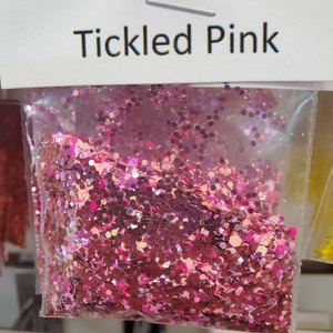 Nail Art Packaged Glitter Tickled Pink