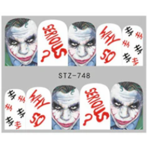 Joker Water Decal STZ 748 Joker Water Decal STZ 748