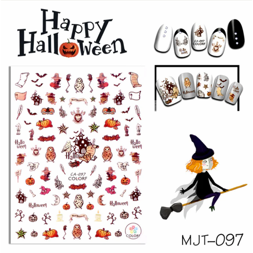 Nail Art halloween stickers  CA097