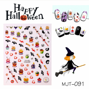 Nail Art halloween stickers  CA091