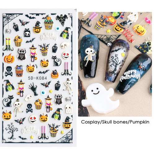Nail Art halloween stickers 5D-K084 Nail Art halloween stickers 5D-K084
