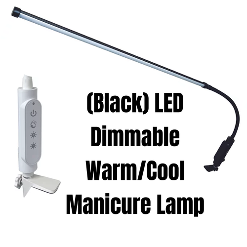 Golden Devon (Black) LED Dimmable Warm/Cool Desk Lamp