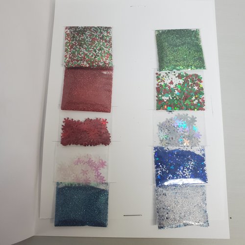 Glitter Bar Christmas Glitter Book (10 glitters) limited edition