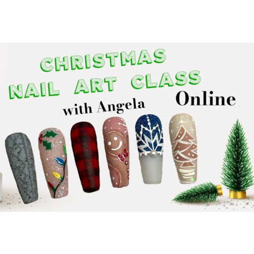 Atlantic Nail Supply Online Christmas/Winter Nail Art Class