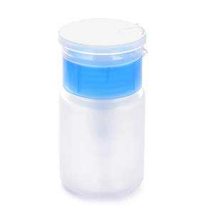 Atlantic Nail Supply Blue Mini Pump Bottle