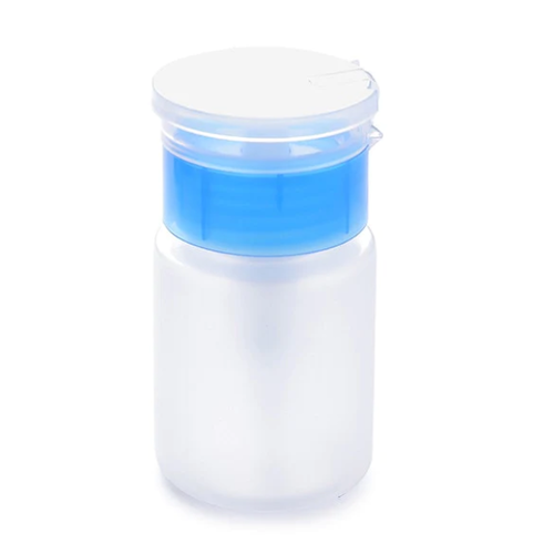 Atlantic Nail Supply Blue Mini Pump Bottle