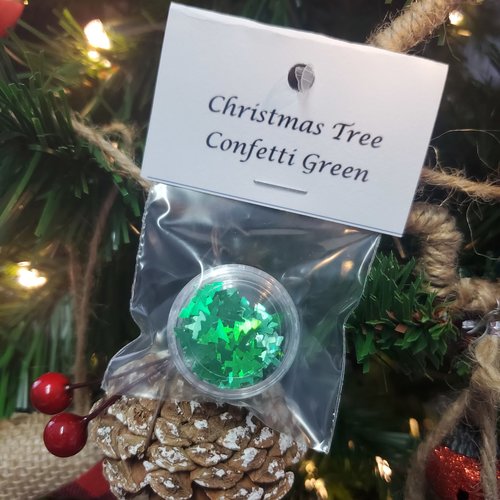 Christmas Tree Confetti Green