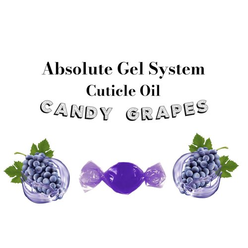 Absolute Gel System Absolute Candy Grapes Cuticle Oil- 15 ml Absolute Gel System Absolute Candy Grapes Cuticle Oil- 15 ml