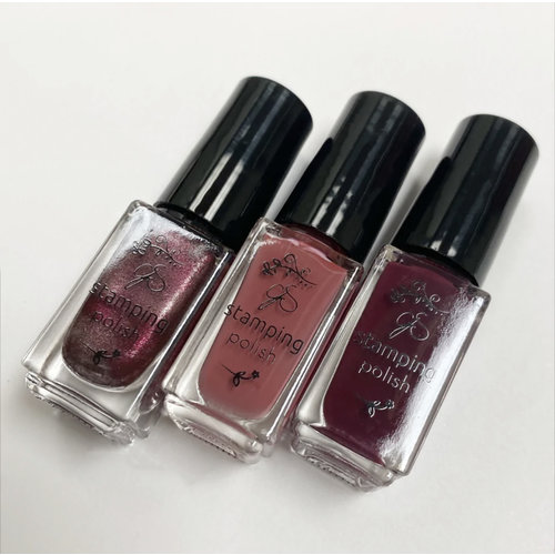 Clear Jelly Stamper Canada CJS Stamping Polish Kit Berry Blend (Trio)