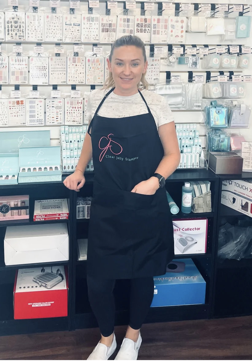 Clear Jelly Stamper Canada CJS Black Apron Atlantic Nail Supply