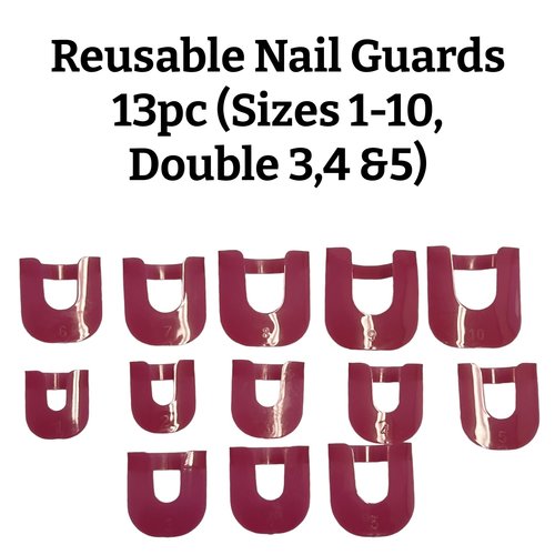 Golden Devon Reusable Nail Guards 13pc (Sizes 1-10)