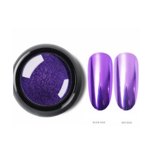 Nail Art Mirror Chrome Purple-03