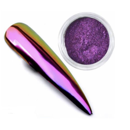 Nail Art Chamaeleon Chrome (Pink & Gold) Nail Art Chamaeleon Chrome (Pink & Gold)