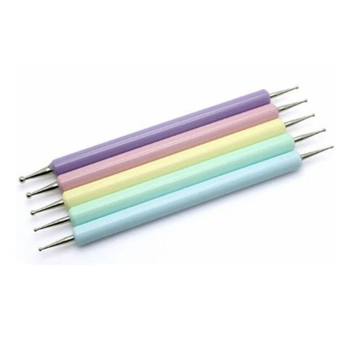 Nail Art Dotting Tool Set (Pastel)