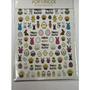 Nail Art Easter stickers 497