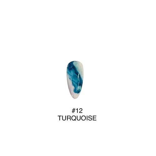 Absolute Gel System Absolute Alcohol Ink #12 Turquoise Absolute Gel System Absolute Alcohol Ink #12 Turquoise