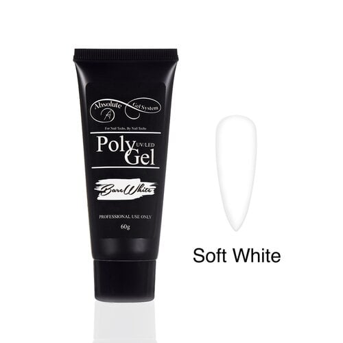 Absolute Gel System Absolute PolyGel (Bare White- Soft White) 60g UV/LED