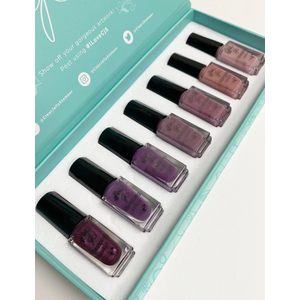 Clear Jelly Stamper Canada Polish Kit (7 Colors) Posh Purples