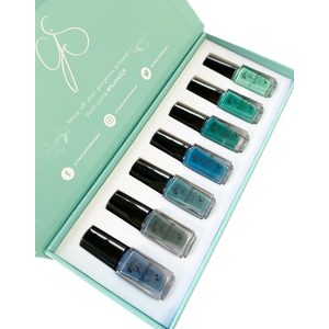 Clear Jelly Stamper Canada Polish Kit (7 Colors) Under the Sea