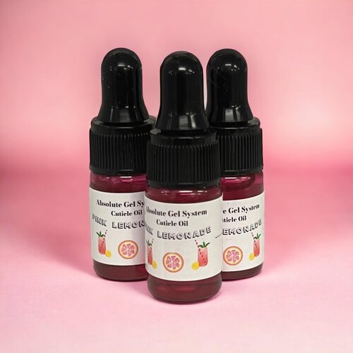 Absolute Gel System Pink Lemonade Cuticle Oil- 3 ml Bottle Absolute Gel System Pink Lemonade Cuticle Oil- 3 ml Bottle