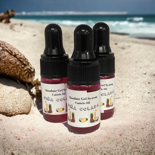 Absolute Gel System Absolute Pina Colada Cuticle Oil- 3 ml Bottle Absolute Gel System Absolute Pina Colada Cuticle Oil- 3 ml Bottle