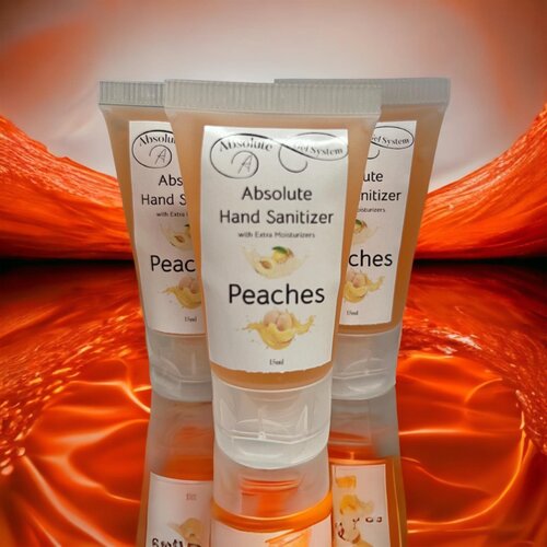 Absolute Gel System Absolute Hand Sanitizer (Peach) 15ml